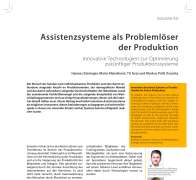 Assistenzsysteme als Problemlöser der Produktion